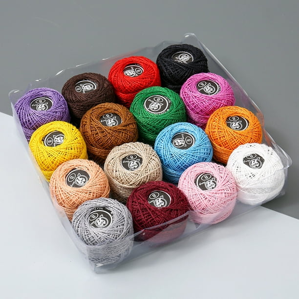 Fiudx Juego de Hilo de Bordar, Carretes de Seda Artificial Premium, Opciones de Colores Vibrantes En Kits Surtidos de 10, 12 y 16, Ideal para Costura y Manualidades, Imprescindible para Costureras En