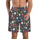 thumbnail image 1 of Fotbe Holiday Christmas Cookies Trajes de Baño Estampados para Hombre, Shorts de Verano de Secado Rápido, Ropa de Playa, Bañadores-Medium, 1 of 6