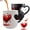 Mug Type C 350ml, variant on Frosted peach heart matte color-changing cup heart-shaped color-changing magic ceramic cup mug coffee cup