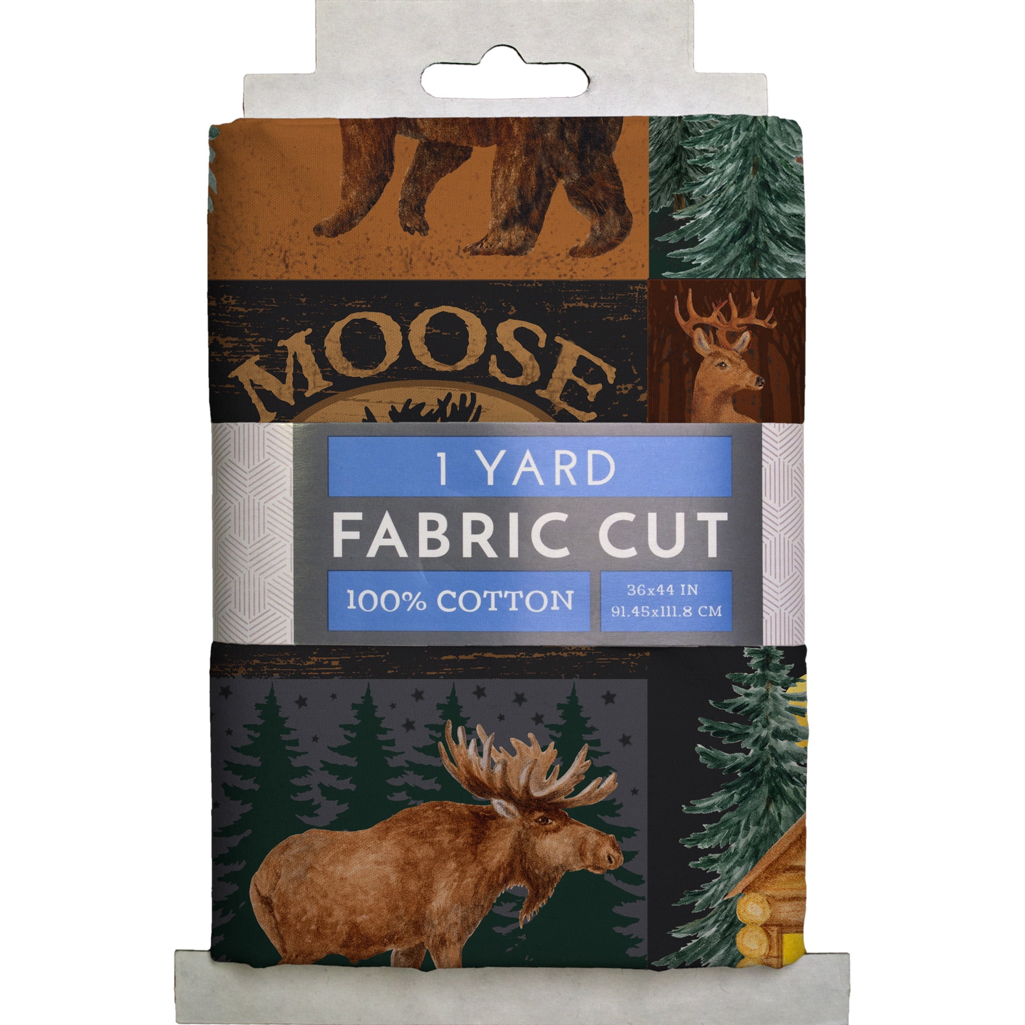 David Textiles Cotton Precut Fabric Moose Lake 1 Yd X 44 Inches