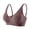 Grey, variant on Sports Jelly Bras for Women Large Size Deep V Wireless No Underwire Gathering Shaping Full Cup Underwear Strapless Bra