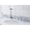 thumbnail image 6 of Water Creation Embassy 72"W Double Brass Wash Stand in Chrome and White, 6 of 9