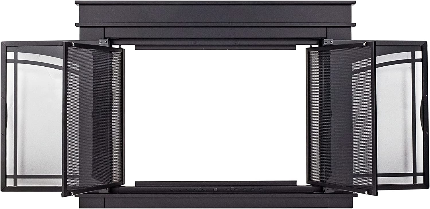 Pleasant Hearth Fenwick Collection Fireplace Glass Door