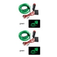 thumbnail image 3 of relayinert Car Interior Lighting LED Strip Car LED Wire Rope Tube Line flexible Neon Light Car Decor Light green 2Set, 3 of 6