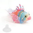 thumbnail image 3 of Artificial Glowing Fish, Luminous Lifelike Silicone Fish Fake Fish  With Suction Cup For Decoration For Fish Tank Pink Blue, 3 of 8