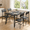 Black, variant on 5-Piece Dining Table Set,Jolifa 45" Modern Kitchen Table and Chairs Set for 4 for Living Room & Dining Room, Grey