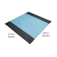 thumbnail image 2 of Portable Beach Blanket Pad Outdoor Picnic Camping Mat Rug Waterproof Oxford Cloth, 2 of 2