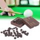 thumbnail image 4 of Snooker Pool Billards Tips, Maroon Leather Cue Tips Para Juego De Billar Para Taco De Billar Amonsee Otros, 4 of 8