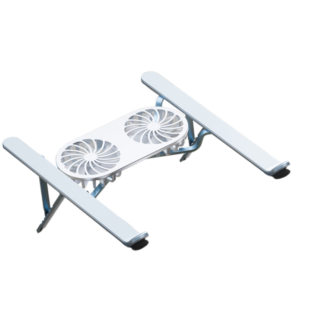 Aluminum Alloy Laptop Cooling Pad Adjustable Notebook Stand Support for Desk Use Bracket for 13-21inch Laptop Holder