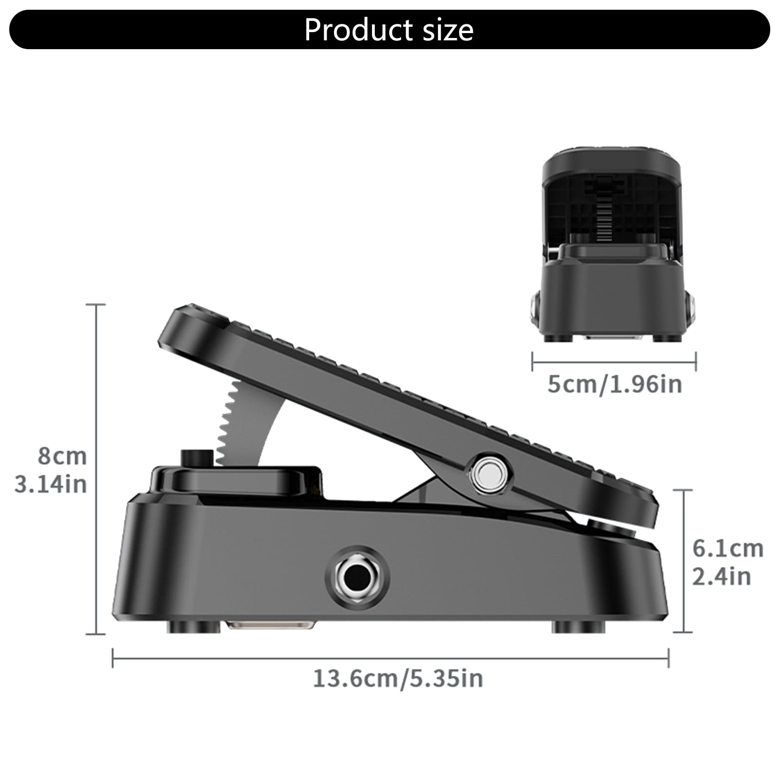 Guitar Effects Processor Multiple Sound Modes ABS Texture Portable Foot Pedal Stage Ready Quick Adjustment Knobs