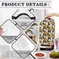 thumbnail image 4 of HELLHERO Daisies Pattern Multifunctional Food Processor Cover Daisies for Foldable Polyester Cover Protection, 4 of 6