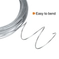 thumbnail image 3 of Uxcell 18 Gauge 1mm Aluminum Wire, 32.8 ft(10m) Bendable Metal Wire Jewelry Craft Wire Beading Armature Wire for Jewelry DIY Crafts Wreath Making Sculpting Floral Bonsai Trees, Silver, 3 of 4