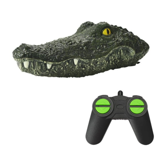 Bunblic Remotes Control Crocodile Head Boat, High Simulation, Pools and Lakes ,Electric Race Boat RC Boat for Children Boys Girls Gift