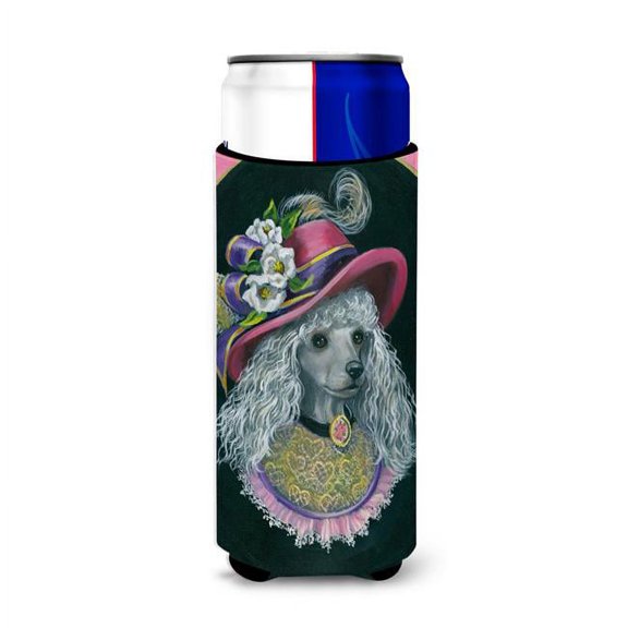 Carolines Treasures PPP3148MUK 12 oz Poodle Lady Alexandria Ultra Hugger for Slim Cans