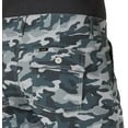 thumbnail image 4 of Lee Men's Extreme Motion Relaxed Fit Utility Flat Front Short, Slate Gray Camo, 32, 4 of 4
