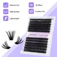 thumbnail image 3 of Eyelash Clusters WENDY LASHES Fluffy D Curl 12-16 mm 240 unidades, 3 of 7