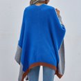 thumbnail image 4 of QUYUON Cardigan for Women Fall Deals Long Sleeve Womens Long Cardigan Polyester Women's Cardigan Sweater Cardigan Jacket Style Q-1827 Fall Cardigan Sweater Outerwear Coat Blue M, 4 of 6