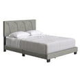 thumbnail image 3 of Boyd Sleep Aberdeen Linen Upholstered King Platform Bed Frame & Headboard, Grey, 3 of 7