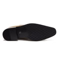 thumbnail image 3 of New Men's 97718 Leather Lined High Fashion Slip On Loafers Dress Shoes, Camel, 13, 3 of 3