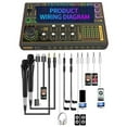 thumbnail image 3 of Sound Mixer Board, Colorful Light Voice Changer Sound Card, Audio Mixer Sound Mixing DJ Console 12 Modes 16 Sound Effects For Music Recording Karaoke Singing, 3 of 8