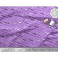 thumbnail image 3 of Soimoi Purple Japan Crepe Satin Fabric Hex Driver & Divider Hardware Fabric Prints By Yard 42 Inch Wide, 3 of 3
