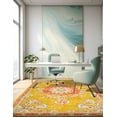 thumbnail image 7 of Unique Loom Penrose Collection Area Rug - Alexis (8' x 10' Rectangle Gold/Gray), 7 of 7