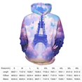 thumbnail image 2 of Dreamy Eiffel Tower Scene Men's Women New Sweatshirt Hoodie Men's Plus Size Sweatshirt Hooded Sweatshirt 3d Printed Street Men's Cloth, 2 of 6