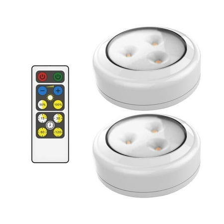 Led Puck Lights Remote Control Home Garden Compare S At Brrc134 Wireless Led Puck Light 2 Pack With Remote Contro