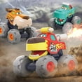 thumbnail image 2 of Coches de juguete WITALENT paquete de 3 monstruo camión de juguete Push & Go, 2 of 4