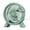 Green, variant on Portable Electric Table Desktop Air Circulator Fan, Small for Cooling Home Dorm Office Bedroom Bathroom Kitchen