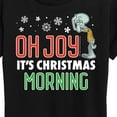 thumbnail image 3 of SpongeBob SquarePants - Oh Joy It's Christmas Morning - Women's Lightweight French Terry Pullover, 3 of 6