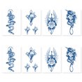 thumbnail image 1 of Temporary Tattoos, 8-Sheet 1-2 Weeks Long Tattoos Sticker for Adult Children, 1 of 5