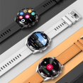 thumbnail image 3 of Reloj inteligente redondo negro de silicona Hw20, 3 of 5