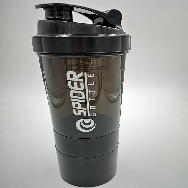 Vaso de plástico para batidos, vaso de regalo para batidos de fitness con proteína en polvo de tres capas