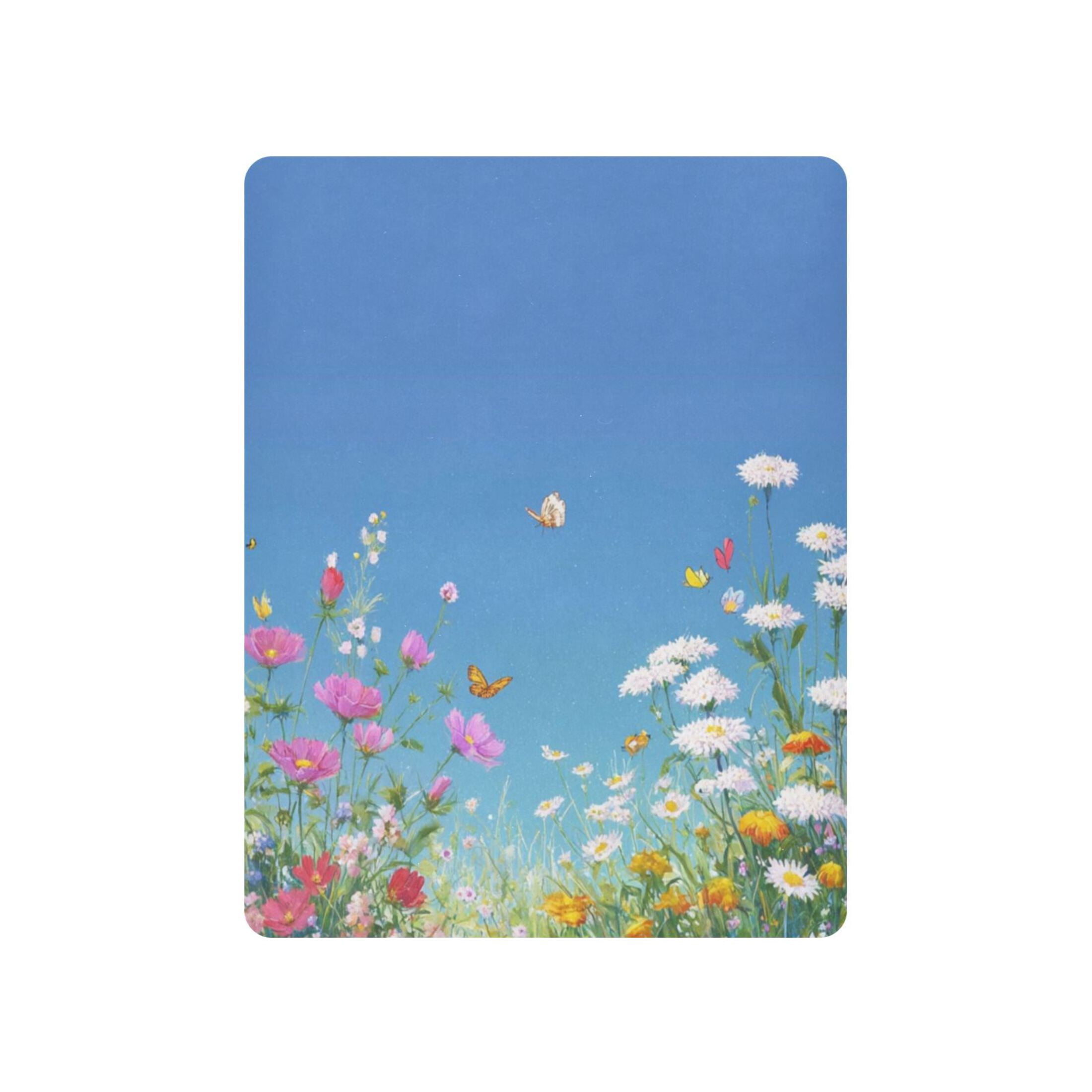Baby Essentials 52”x 28”- Standard Cotton-like Modal Elastic- Wild Flowers Design Crib Sheets for Newborns and Toddlers