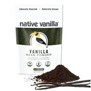 Native Vanilla Powder  Premium Gourmet 100% Pure Ground Vanilla Bean Powder  For Chefs and Homemade Baking, Ice Cream, Coffee (0.5 Ounce (Pack of 1))