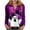 Dark Purple_1, variant on Godom Women's Halloween Pumpkin T-Shirt Funny Long Sleeve Pullover Tops for Ladies