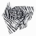 thumbnail image 3 of SODIAL(R) Black White Chiffon Zebra Strips Striped Women Shawl Scarves Wrap Pashmina Gift, 3 of 5