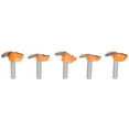 thumbnail image 3 of Dioche 5Pcs 6mm Shank Router Bit Yellow Milling Cutter For Cabinet Door Woodworking Cutter Tools,Cutting Bits, 3 of 8