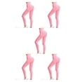 thumbnail image 1 of Jumpingount Pantalones elásticos de cintura alta para mujer Primavera Verano niñas gimnasio hasta los tobillos pantalones deportivos pantalones Type2 NO2, 1 of 6