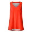 thumbnail image 3 of LYXSSBYX Plus Size Tank Tops Women's Fashion Solid Loose Sleeveless V-Neck T-Shirt Pullover Tops, 3 of 4
