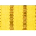 thumbnail image 1 of Ahgly Company Machine Washable Indoor Rectangle Solid Yellow Modern Area Rugs, 2' x 3', 1 of 4