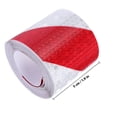 thumbnail image 2 of GOOHOCHY MultiColor PVC Reflective Warning Tape with High Visibility Hexagonal Pattern for Safety Use, 1 inch x 30 feet, 2 of 7