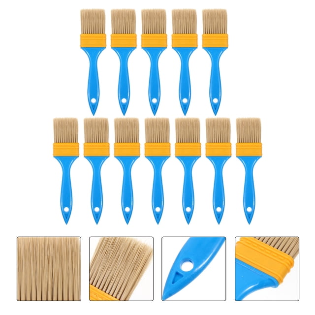OULII 20Pack Wall Paint Brushes for Home Use with Durable Plastic Design
