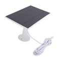 thumbnail image 1 of Solar Panel for Security Camera, IP66 Waterproof Solar Charger with 9.84ft Charging Cable, 360 Adjustable Mounting Bracket, Type C Port Solar Panel for Doorbell Security Camera, 1 of 7