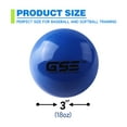 thumbnail image 3 of GSE Games & Sports Expert 3-Pack Weighted Practice Softballs, Training Baseballs for Practice Catching, Outdoor Pitching, Batting, Throwing, Speed Training on Playgrounds - Blue 18oz, 3 of 7