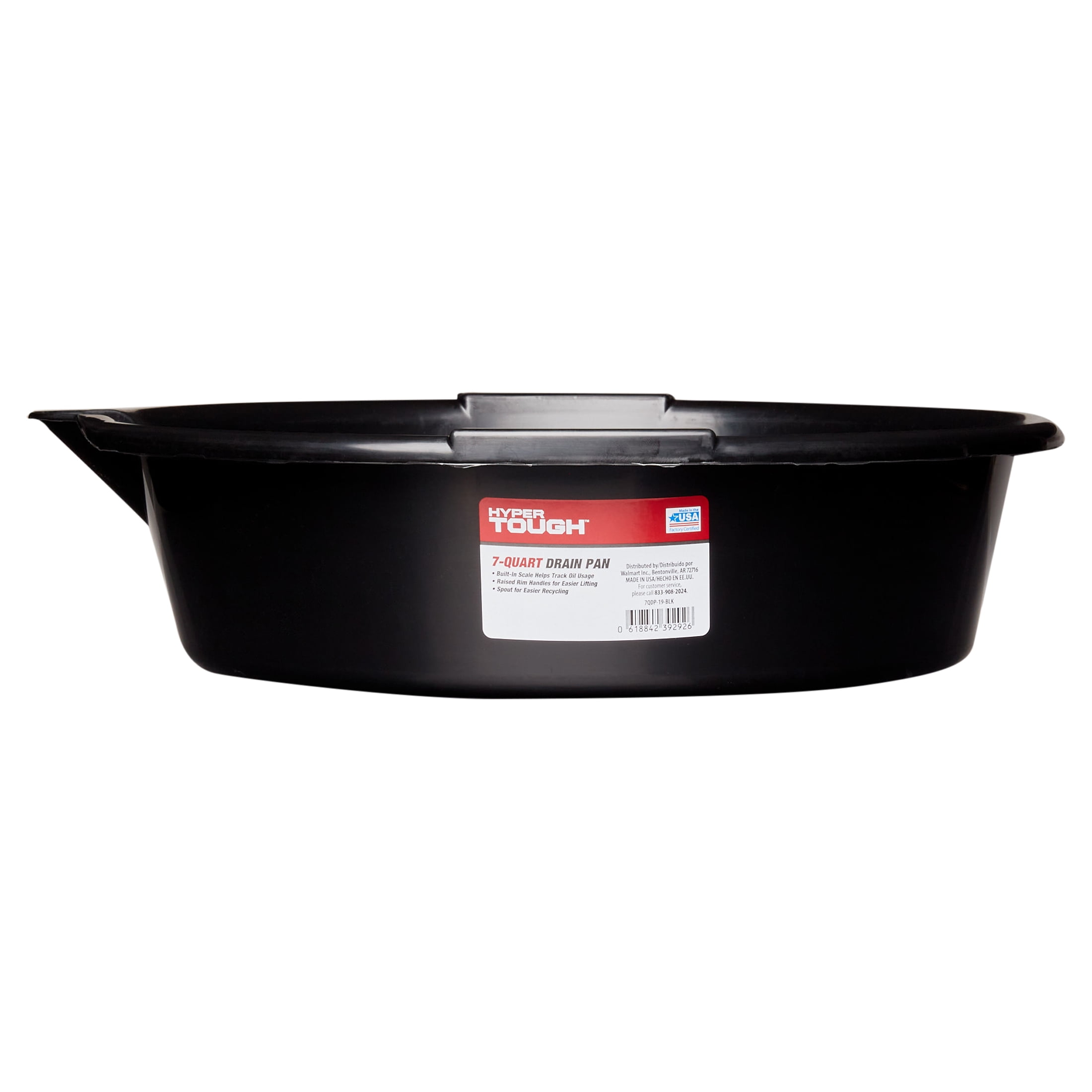 Hyper Tough 7-Quart Drain Pan Made from Recycled Material with