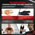 thumbnail image 5 of Grappz Finger Splint Compression Gloves - Dual-Layer Finger Support & Silicone Grip, Trigger Finger & Arthritis Brace for All-Sports & Recovery - Black, Includes L&R Gloves - X-Small, 5 of 7