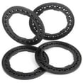 thumbnail image 2 of Ruiboury Wheel Rim Outer Ring For SCX6 Aluminum Alloy Crawler Quality Solid Brass 4pcs RC Car Accessories Replacement Parts RC Upgrade Part Red, 2 of 6