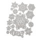 thumbnail image 1 of Troqueles de corte de Metal de copos de nieve de Navidad, plantilla para álbum de recortes, plantilla de tarjeta de papel, molde en relieve, decoración artesanal, 1 of 5